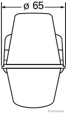 End Outline Marker Light HERTH+BUSS ELPARTS 82710042