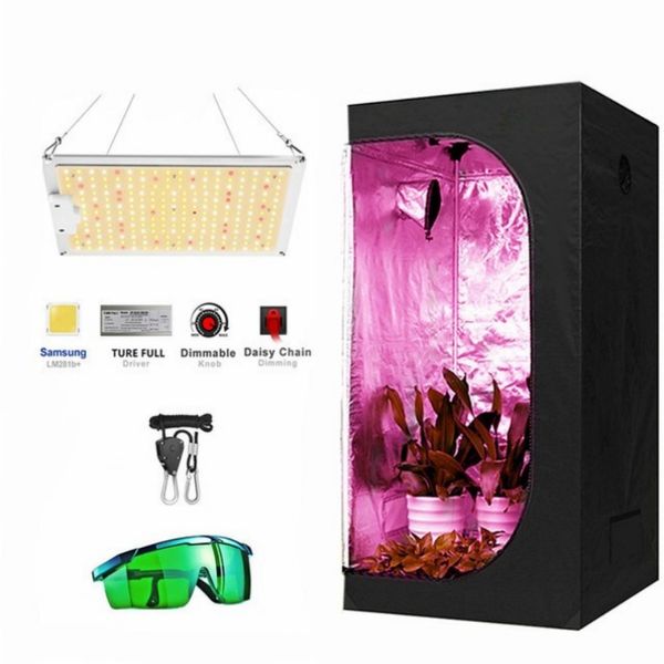 Indoor Hydroponic Growing Set Grow Tent Room Complete Kit LED Grow Light For Plant Indoor flowers Greenhouse Hydroponic