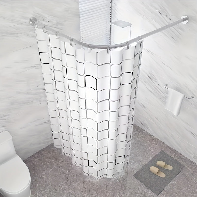 TEMU Shower Curtain Liner, 70.87x70.87 Shower Curtain Liner, Waterproof Plastic Shower Liner, Cute Lightweight Peva Shower Curtain For Bathroom