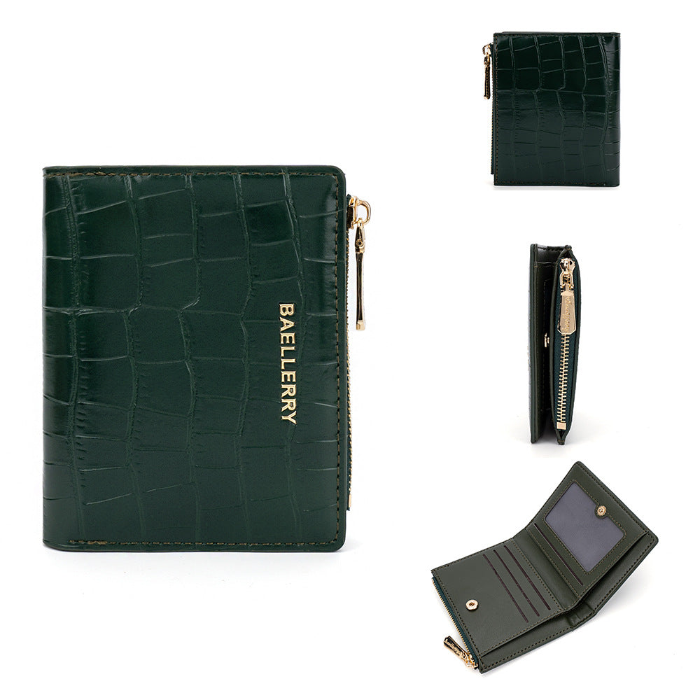 Designer Bag Custom Name Monogram Genuine Leather Men Wallet Card Holder Crocodile Pattern Gift for Girlfriend Boyfriend Friend Her