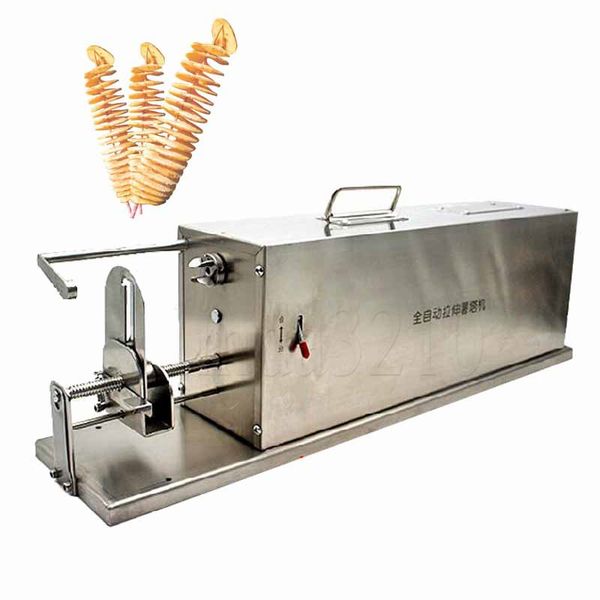 Automatic Stretch Tornado Potato Machine,Potato Spiral Cutting Machine Potato Chip Machine