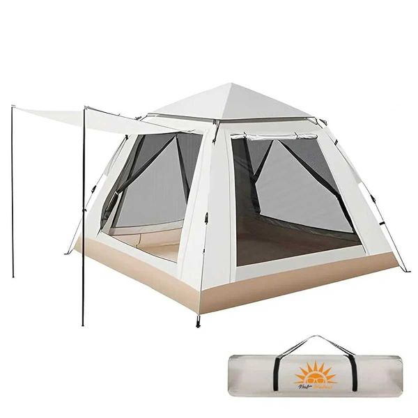 One Touch Automatic Tent Cam Tents 4 Person Beach Portab Camp Lightweight Shelter Family Docking Beach Cabana OutdoorXJ241217