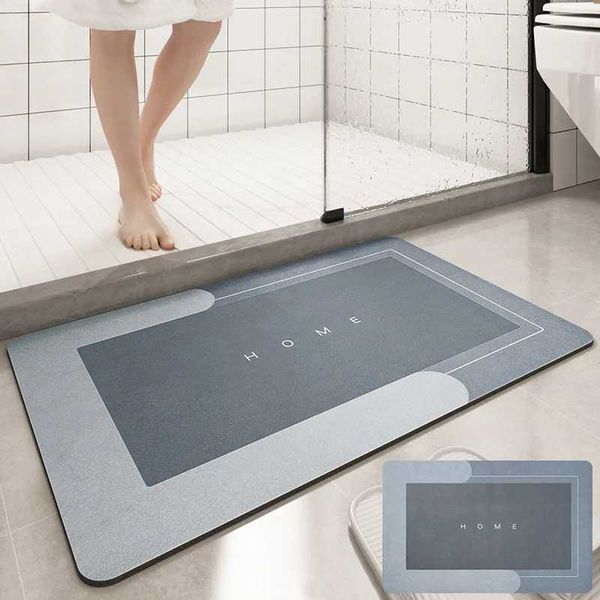 Absorbent Non-slip Bathroom Rug Memory Cotton Bathrooms Floor Rugs Bath Mat Living Room Bedroom Kitchen Home CarpetC241227
