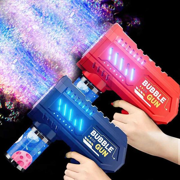 Fully automatic childrens bubble machine luminous toy bubble gun bubble stick no battery no bubble waterW240902