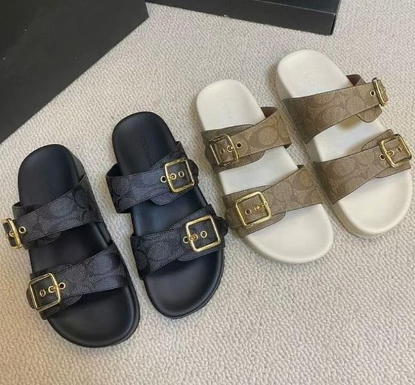 Atacado 2024 Summer Women Women Shoes Famous Designer Brand Feminino Sandálias Moda Moda para Lady Size36-43 6988