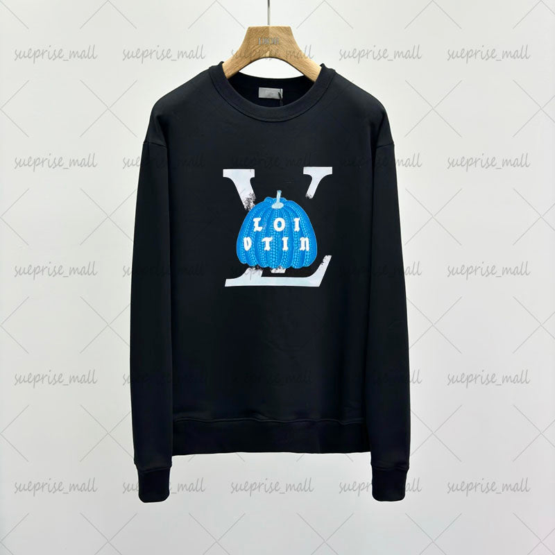 Men&#039;s Hoodies & Sweatshirts Business casual collar solid color sweater designer sweater men winter Warm Double label Wool loop anti shrinkage,