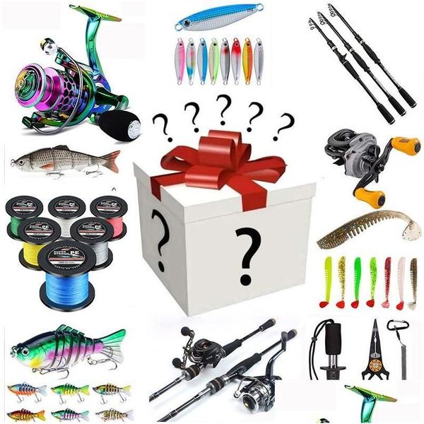 Baits Lures Baits Lures Most Lucky Mystery Lure Lure-Set High Quality Surprise Gift Blind Box Random Fishing Set 220531 Dhsl3