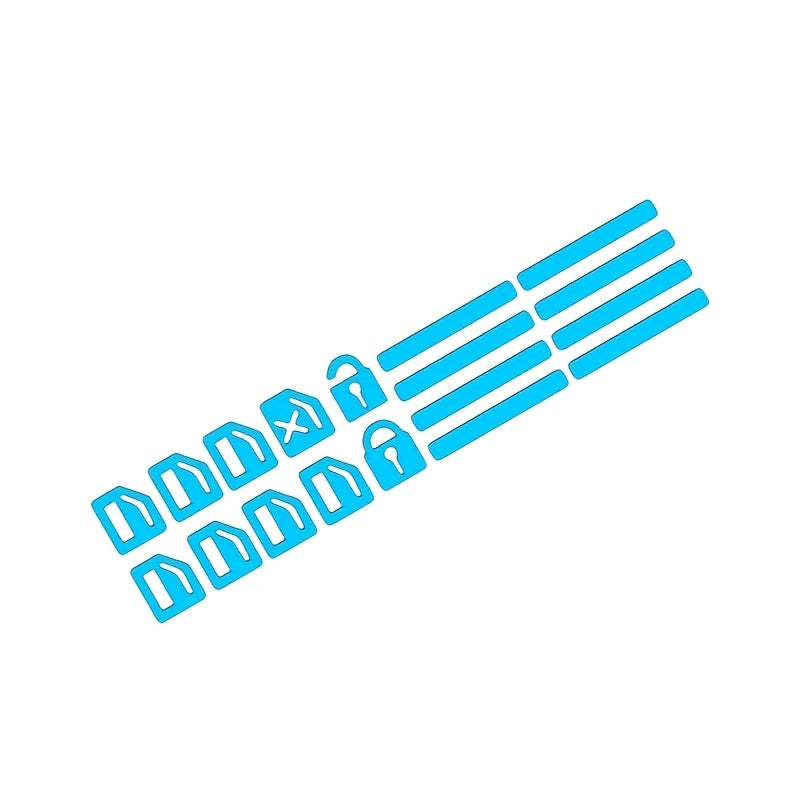 TEMU Switch Light Up Stickers, A Set Of 18 Decal Night Car Buttons, Window Lift Portable Identification Stickers, Automotive