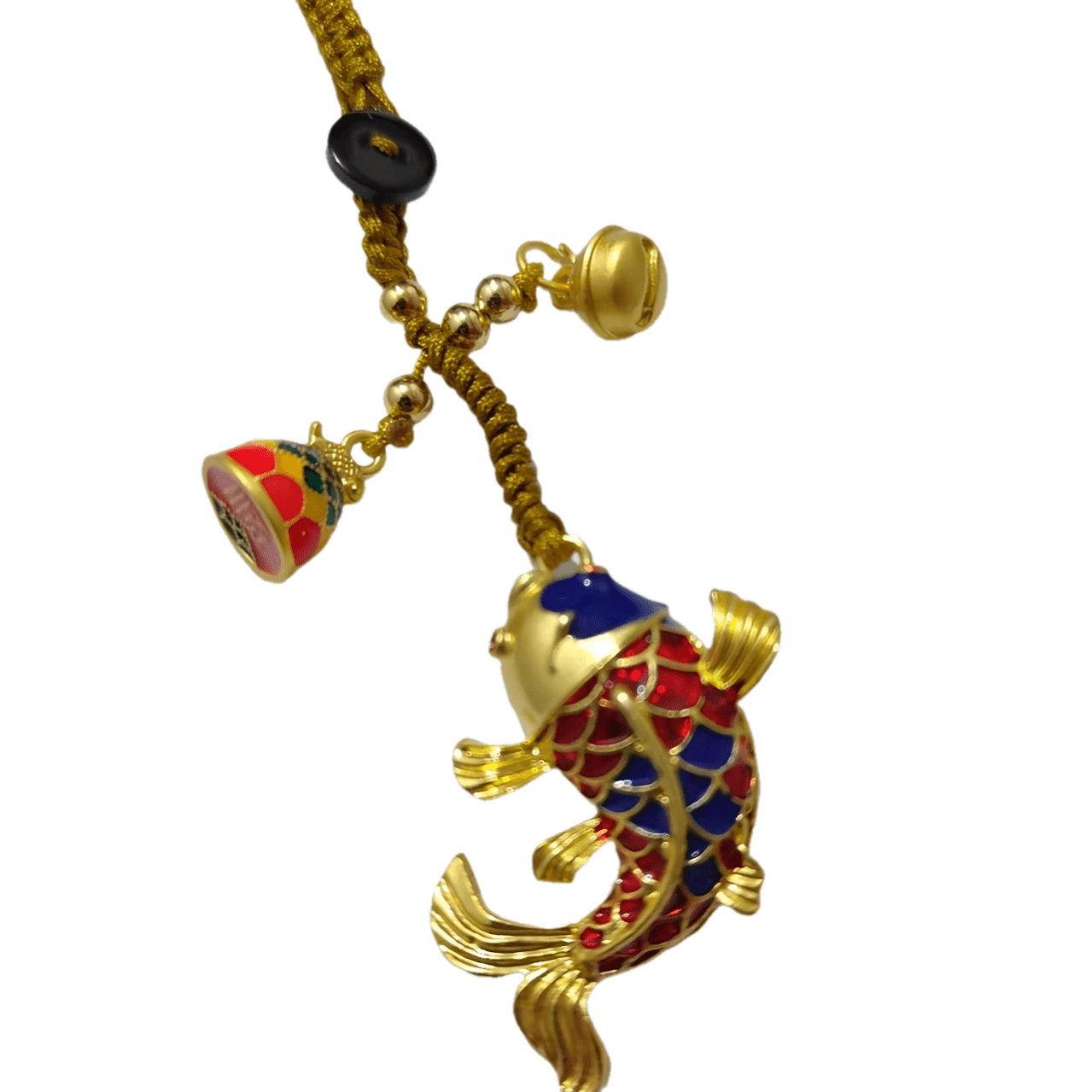 TEMU Koi Keychain - Enamel Alloy And Plush, Cartoon-style Car Keyring With A Pendant, Suitable For Women And Girls, A Perfect Gift For Valentine's