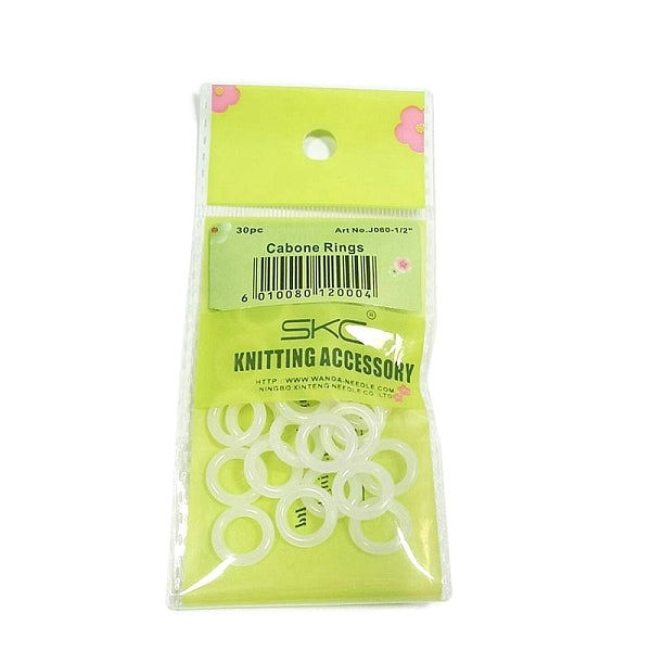 PE Plastic Locking Stitch Marker Rings DIY Knitting Tools Crochet Accessories