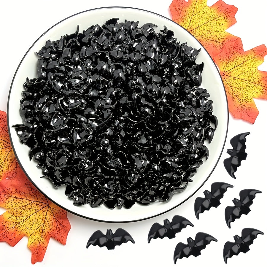 TEMU 38pcs Halloween Decorations Plastic Bat Ornaments, Autumn Theme Party Fall Table Vase Fillers