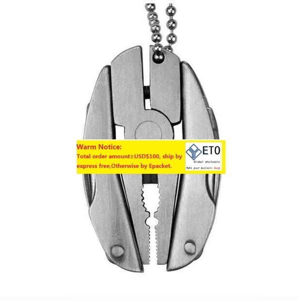 Multi Function Tool Pliers Keychain Portable Mini Multitool Gadgets Tortoise Shape Folding Tongs Key Ring hand tools for outdoor camping ZZ