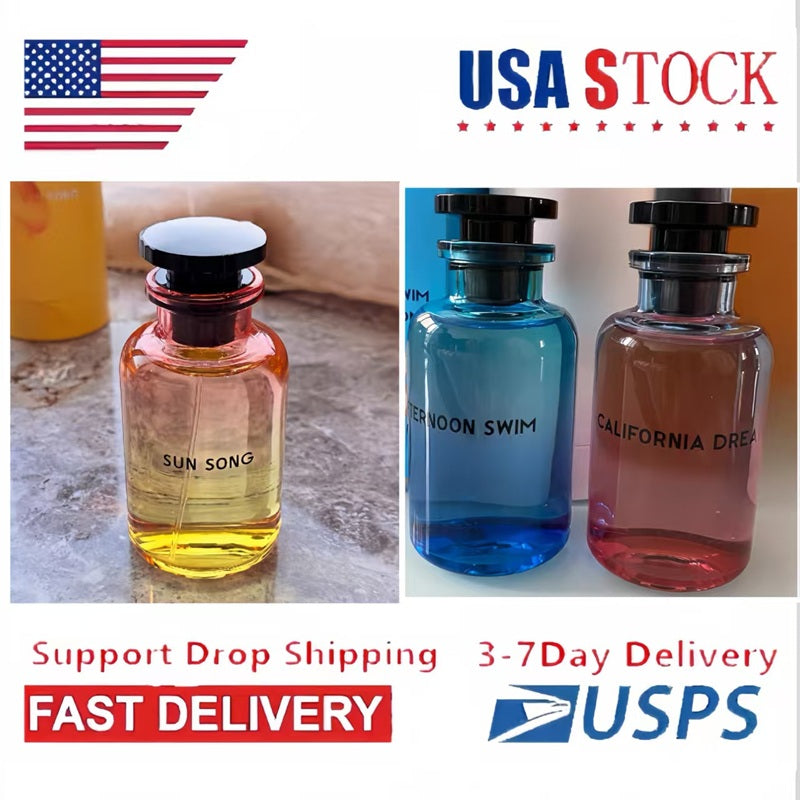 US stock in 3-7 Days delivery Man Women Perfume 100ml Eau De Parfum Intense Long Lasting Time Good Smell EDP Lady Girl Perfumes Cologne Body Mist Sp