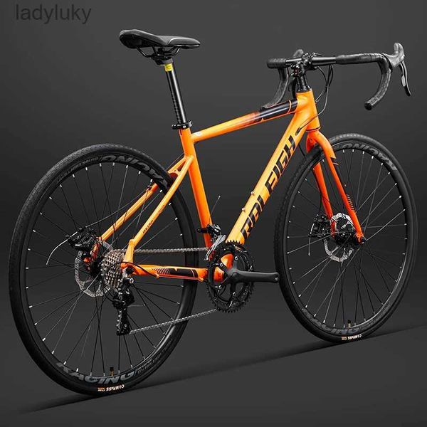 Bikes Road Bike Aluminum alloy Road Bicycle 700c Gravel Bike Racing Curve Straight Handlebar 30-33 Speed Road BicycleL240105
