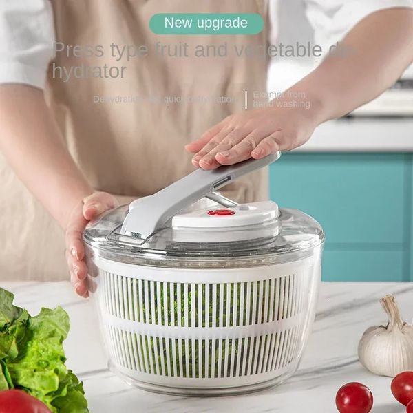 Vegetables Salad Spinner Lettuce Leaf Vegetable Dehydrator Multifunctional Vegetable Washer Salad Vegetable Dryer Mixer 241219
