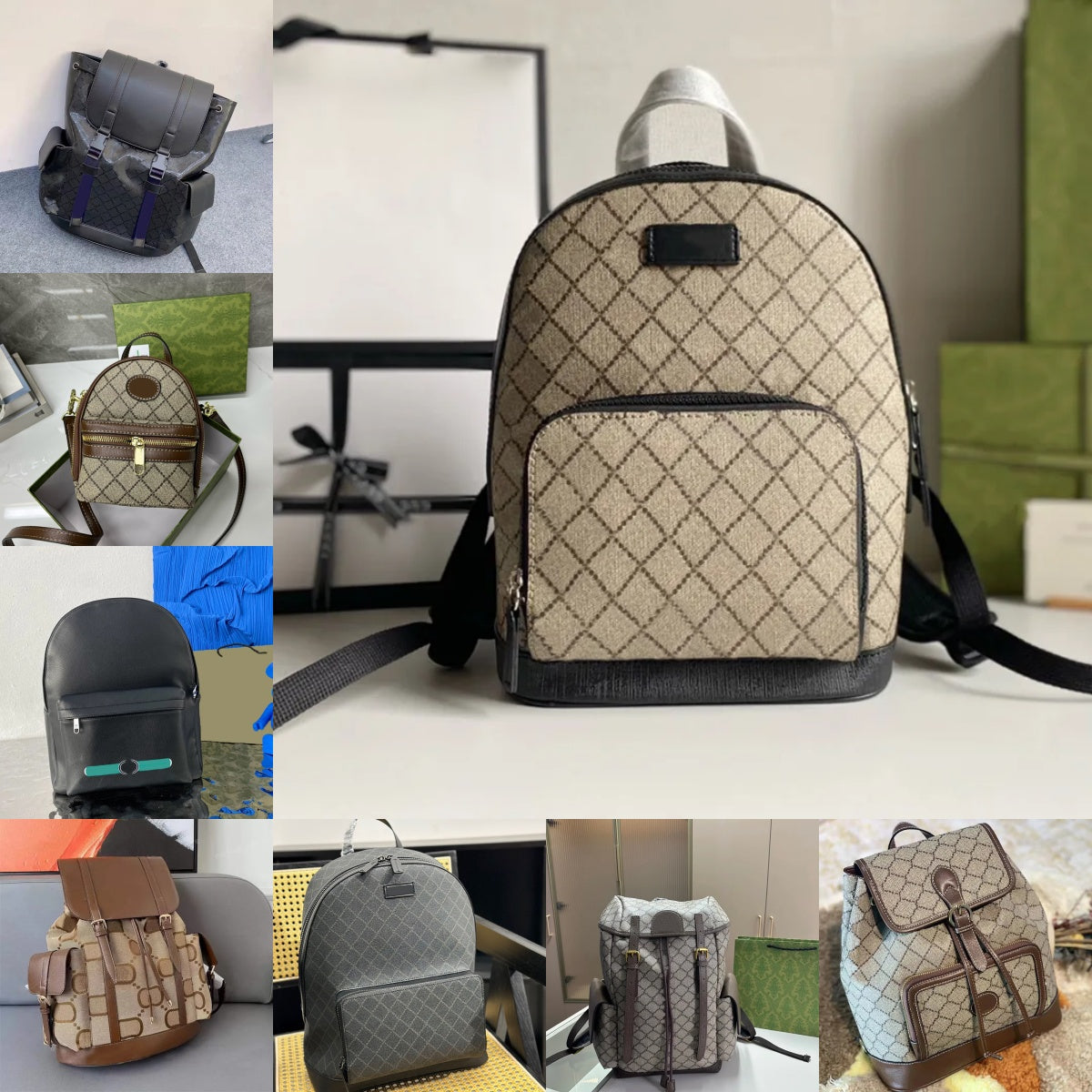 Designer Backpacks Mens Rusksack Luxury Back Pack Zipper Backpack Womens Flap Schoolbag Ladies Rendered Totes Handbag Fashion Palm Knapsack BQD24111