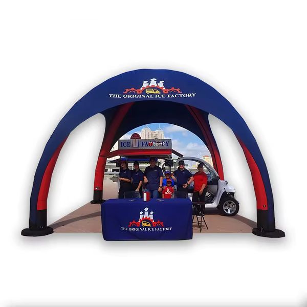 15 meters giant inflatable kiosk custom printing giant inflatable spider tent