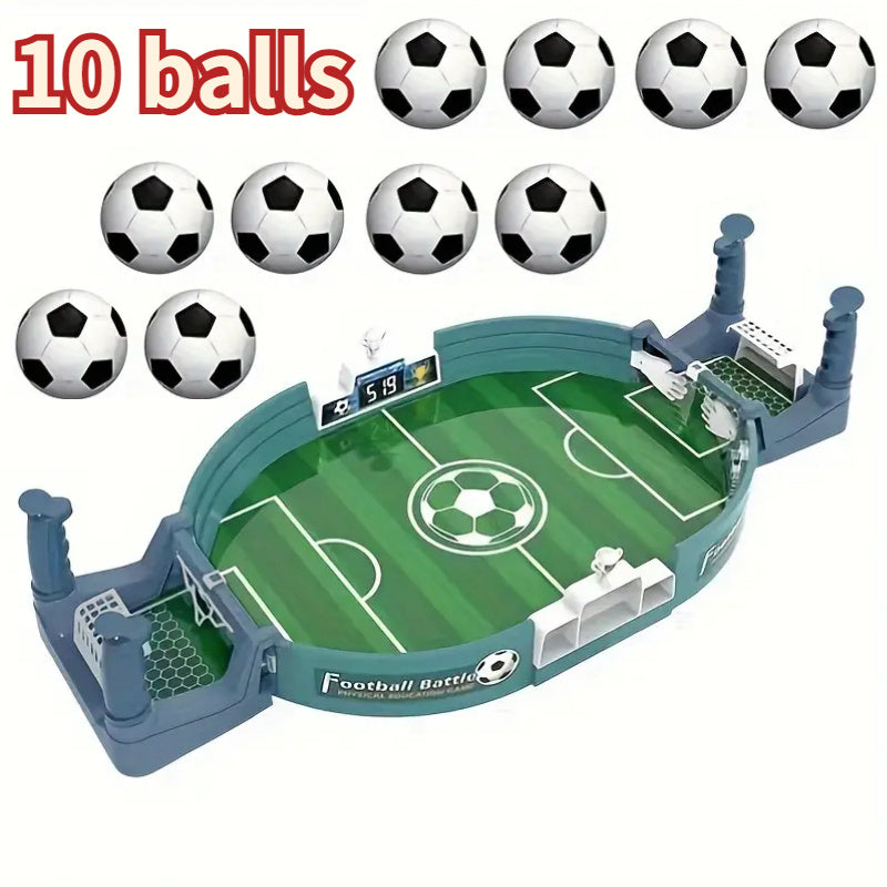 TEMU Parent-child Interactive Portable Football Game Set - Independent Desktop Design, Durable Pp Material, Perfect Game Gifts For Christmas,