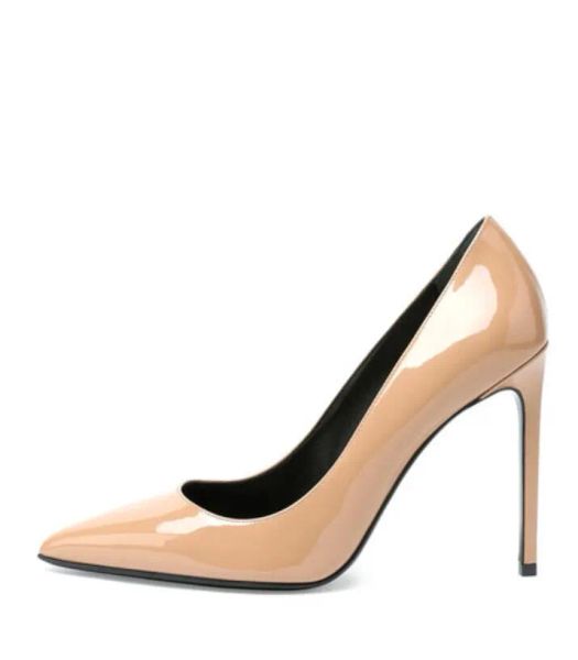 Luxury brands Sandals shoes dress party Women high heels pump Opyum 110MM pump patent leather zoe pumps with box 35-42