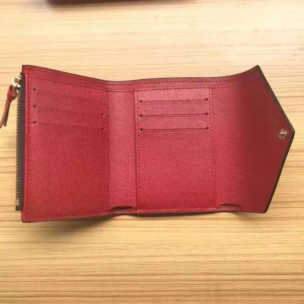 Short Wallet Fashion Trade European and American Classic Bean Bag Card Holder Old Flower Short Wallet Trendy Women&#039;s Folding Wallet