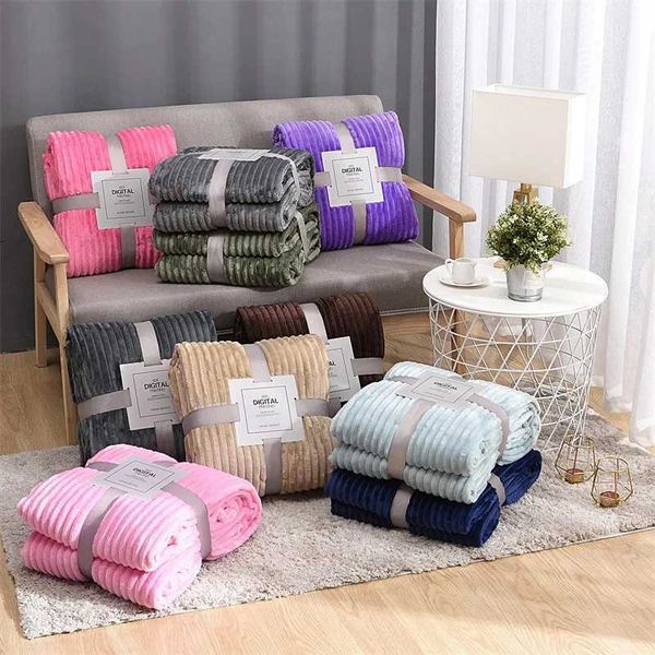 Winter Warm Fleece Baby Adult Throw Blanket for Bed Flannel Sofa Plaid Yoga Sports Tapestry Bedspread Bedcover 200x230cmC250120