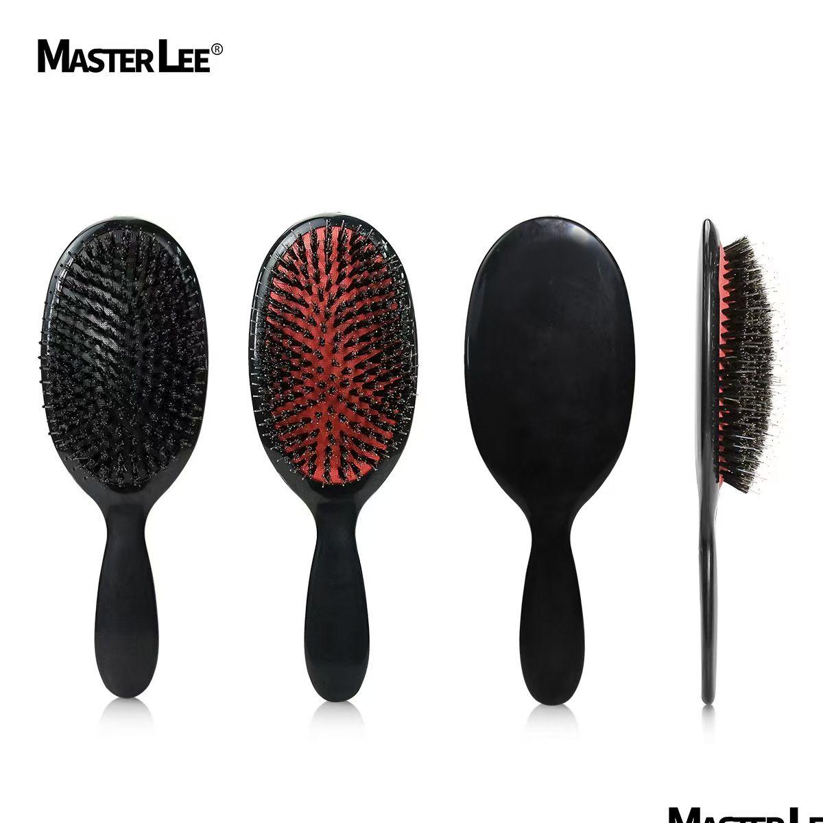 Hair Brushes Boar Bristle Brush Comb Antistatic Scalp Massage Nylon Hairbrush Detangling Salon Barber Styling Tool Drop Delivery Pro Otdt4