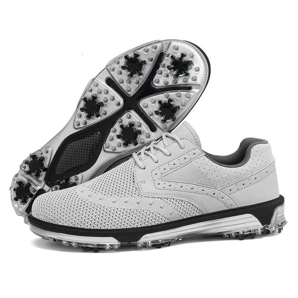 Sapatos homens usam treinamento para o ar livre material de caminhada tênis anti-deslize tênis de calçados de golfe atlético 40-47 dhshoesc