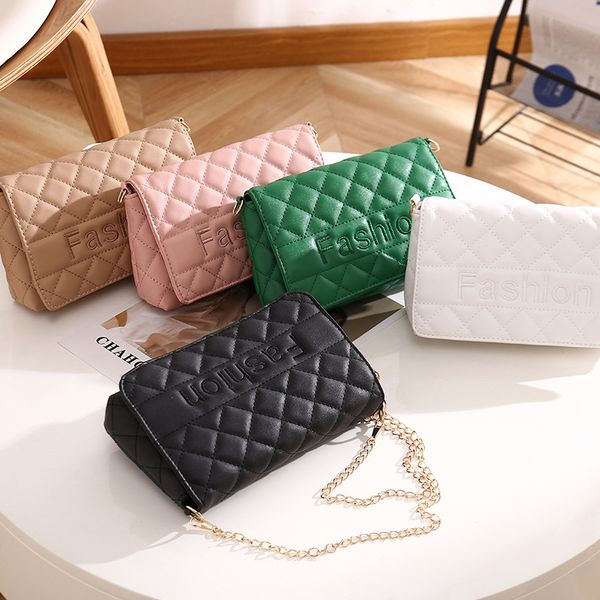 Fashion Designer Womens Hand Bag Trendy Girls Chains Purse Flap Bags New Crossbody Bags Fashion Shoulder Bag Ladys New Underarm Bags Clutch