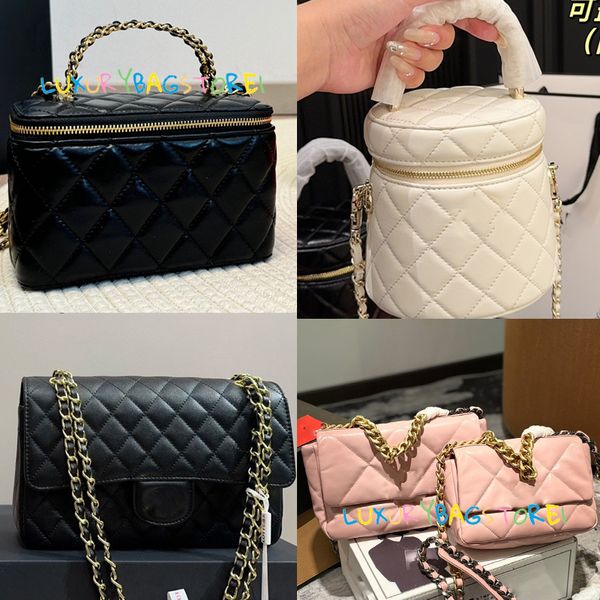 2024 Designer Shoulder Chain Bag Clutch Flap Totes Bags C Wallet Check Velour Thread Purse Letters Solid Hasp Waist Square Stripes Women Han