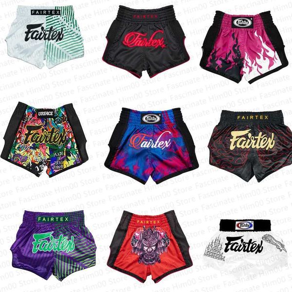 2024 Thai Fairtexxxxxx MMA Children and Adults Bo Fiess Leisure Sports New Fighting Shorts Y240524