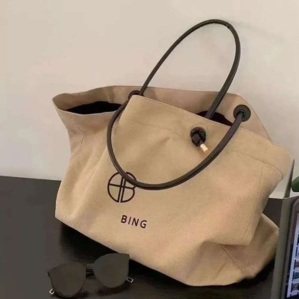Women Outdoor Bag Anine Bing Designers Shoulder Large Capacity Tote Straw Woven Beach Shopping Bag Letters Totes Outdoor Bags Hobos Fashion