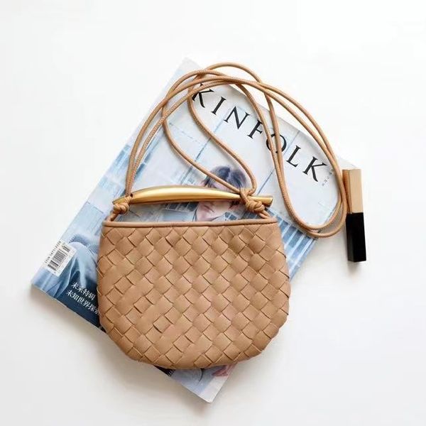 designerbags0815 Woven Evening Bags fish Women Totes Genuine Leather luxurys Fashion party Knitting hand plated leather Patchwork bag High Q