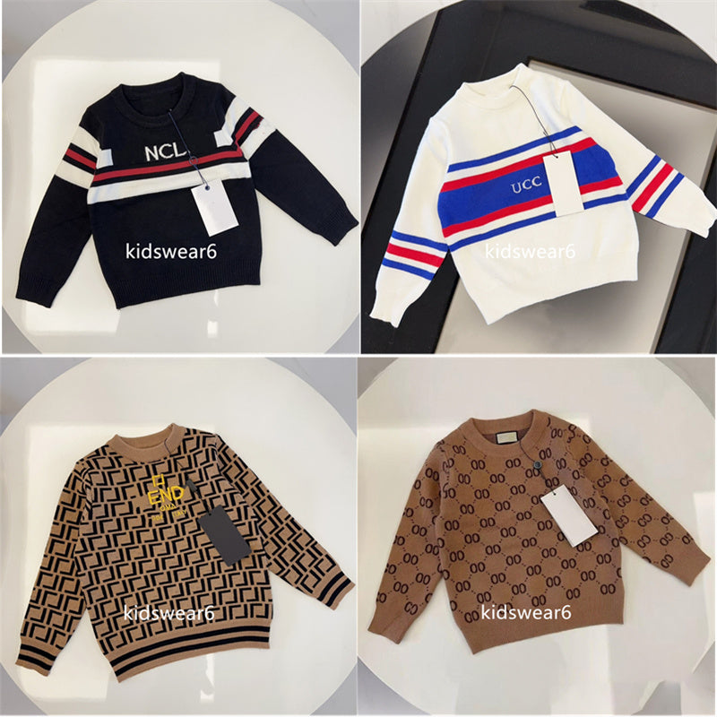 Kids Designer Clothes Children&#039;s Sweaters Kids Coat Suitable for boys and girls. Fall-Winter Style. Children&#039;s Warm Letter-Printed Pullove