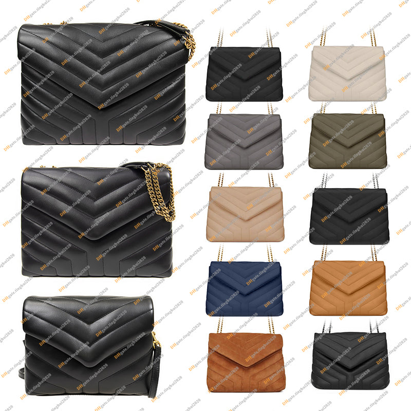 Ladies Fashion Casual Designe Luxury LOULOU Bag Chain Bags Shoulder Bag Crossbody TOTES Handbags TOP Mirror Quality 574946 494699 678401 Pouch Purse