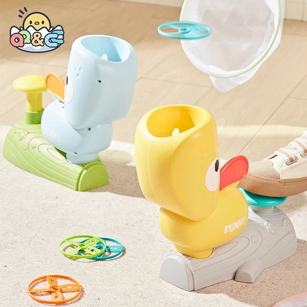 Air Rocket Launcher Toy Outdoor Soaring Rocket Flying Disc Flying Saucer Foot Launcher Kids Jump Sport Games Toys for Children 250121