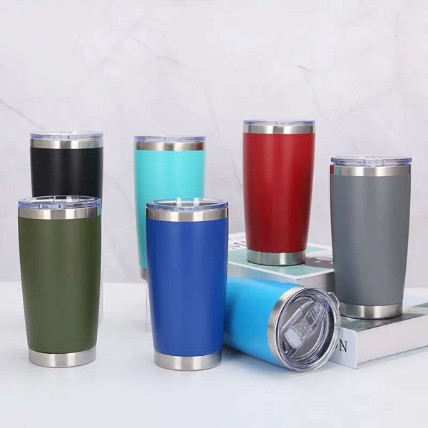 Tumbler Stainless Mug 20Oz Thermal Steel Insulated Water Bottle Vacuum Flask Beer Cup