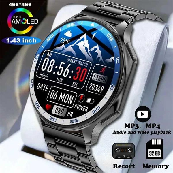 2024 New For Watch X Smart Watch 4G Memory Call 466*466 HD AMOLED Fl Touch Sn Smartwatch For TWS Earphones Z241227
