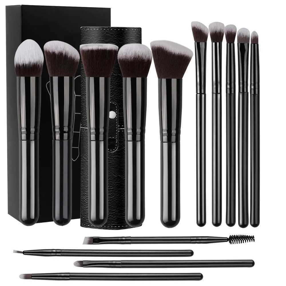 NEW 14PCS Makeup Brushes Set Soft Fluffy Foundation B Powder Eyeshadow Blending Female Cosmetics Beauty Tool Christmas gift W250605