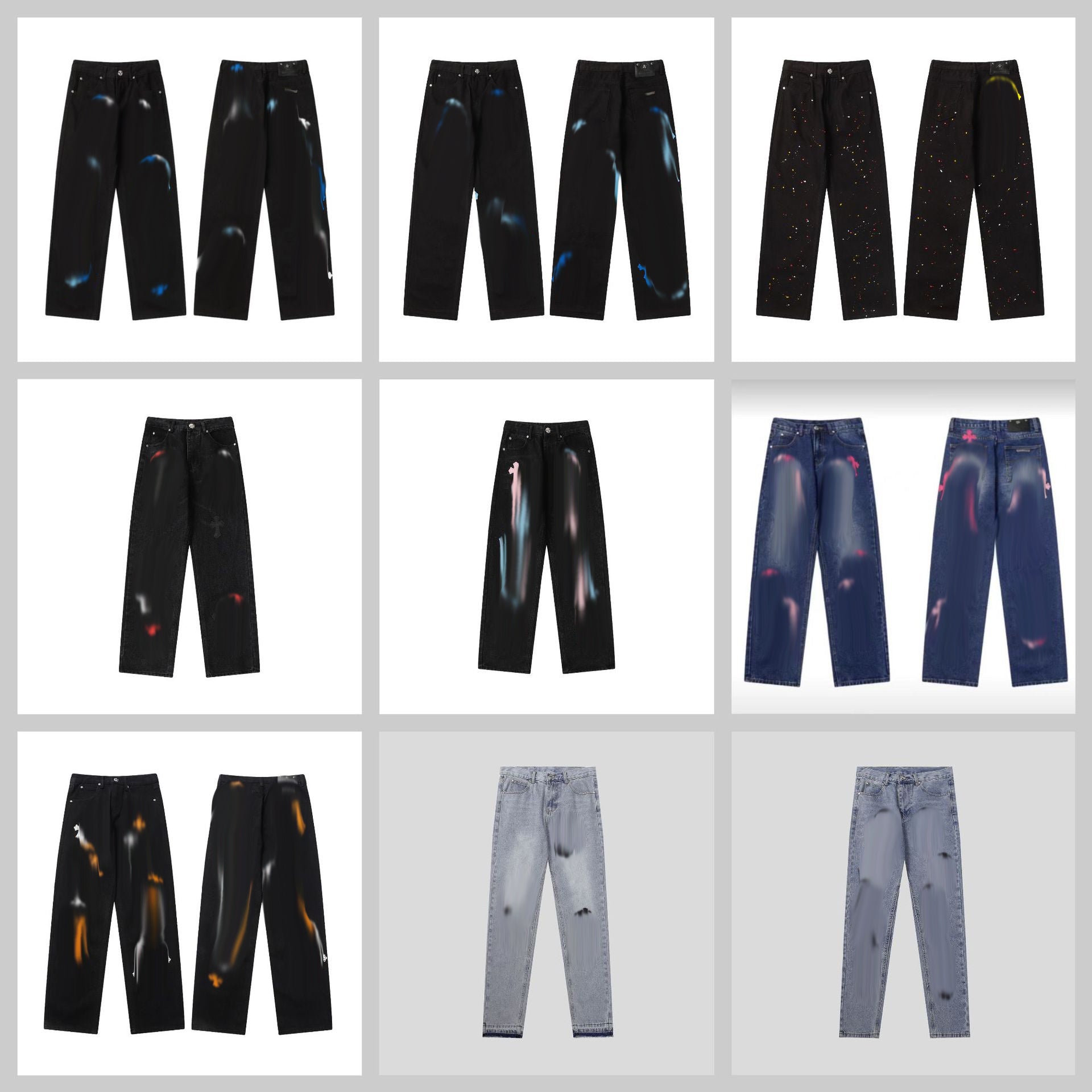 mens designer jeans ripped jeans for men vintage broken hip hop style hole bike motorcycle hot rock revival pants