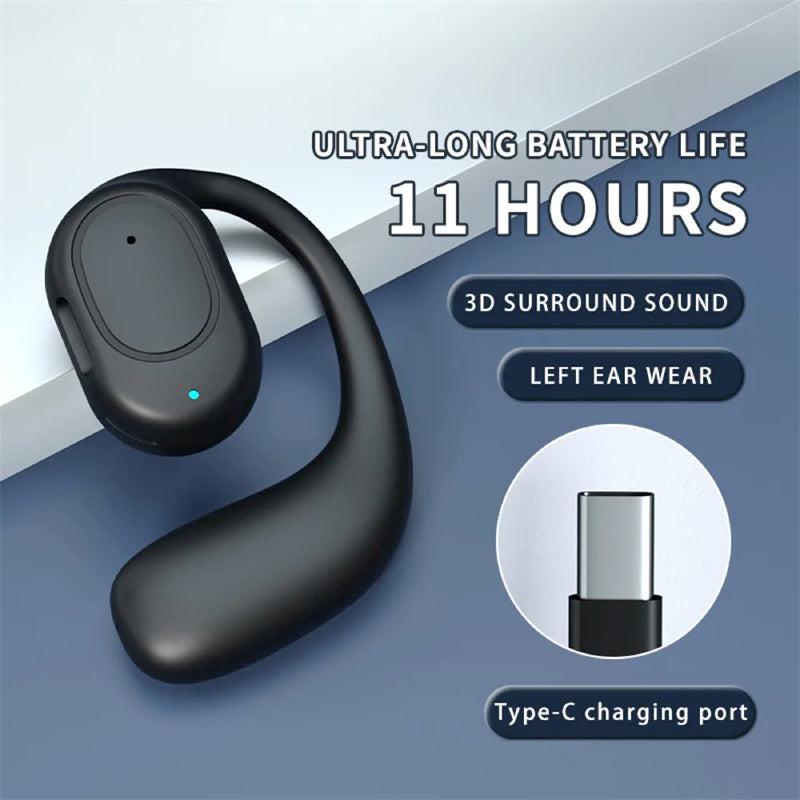 Wireless Bluetooth headphones Open headphones Bluetooth Headset With Microphone Bone Conduction Handsfree Noise Canceling Earphones For Driving Audi