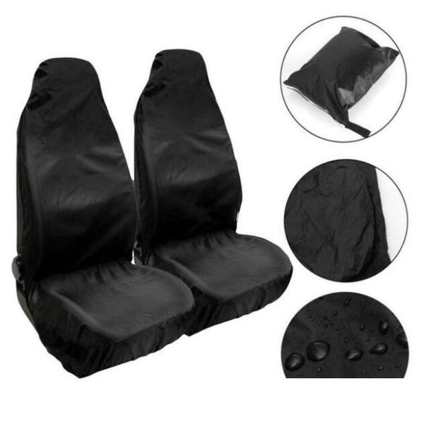 Car Seat Covers 2Pcs Cover Protector Storage Bag Washable Automovil Foldable Nonslip For Repair Accessories Drop Delivery Automobile Dhenp