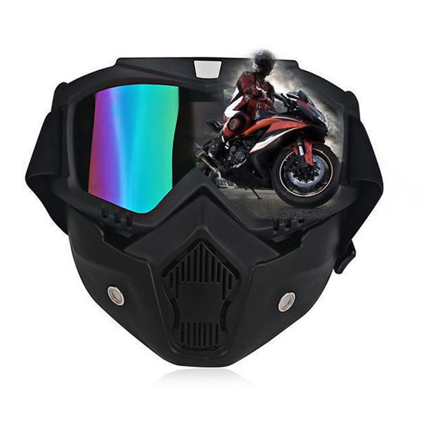 Tactical Cycling Full Face Anti-fog Mask Helmet Airsoft Protective Paintball Mask With Mouth Filter Safety Goggle Hunting Gear