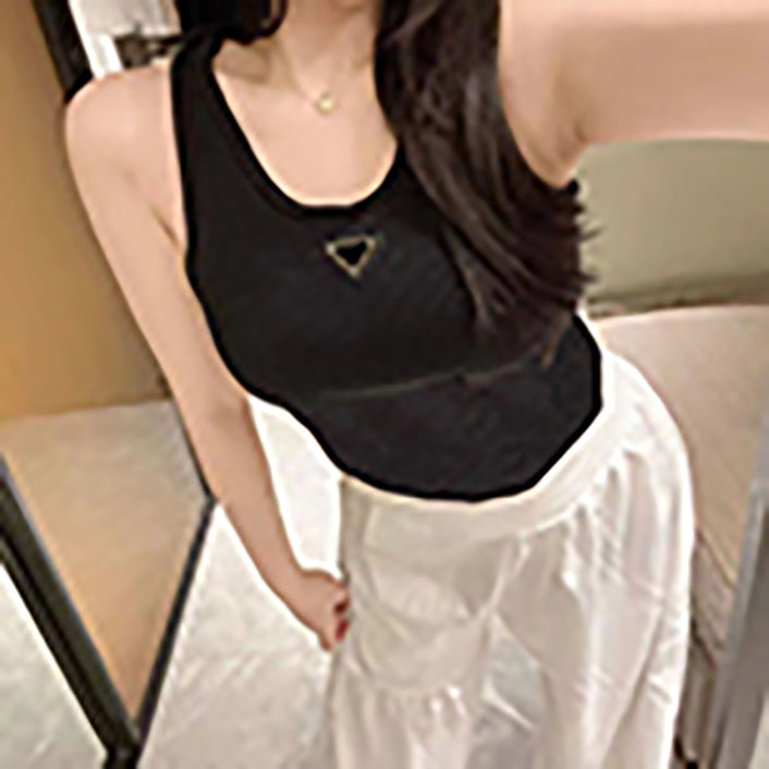 Sleeveless Womens T Shirts problem Woman Vests Summer Tanks Camis Tees Vest Short Shirt Lady Slim Vests Ice Silk Tops