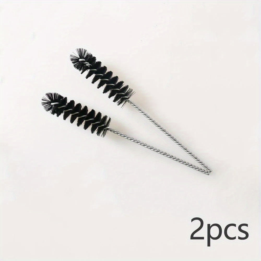 TEMU 2pcs Car Cleaning Tools Engine Maintenance Intake Valve Cylinder Carbon Removal Brush Cleaning Brush Car Wash Kit