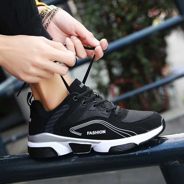 Não deslizamento de moda casual fiess masculina masculina tênis originais Brand Men Shoes 2024 TATICA TENNIS NOVO