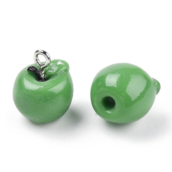 Apfel Harz Anhänger - charms