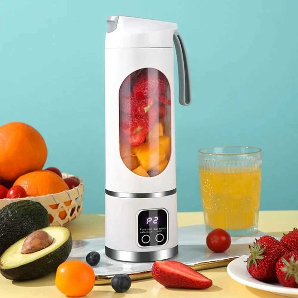 Electric Juicer Cup 12 Blades Milkshake Machine USB Portable Fruit Milk Mixing Tool Mini Fresh Juice Portable Blender For HomeXJ241227