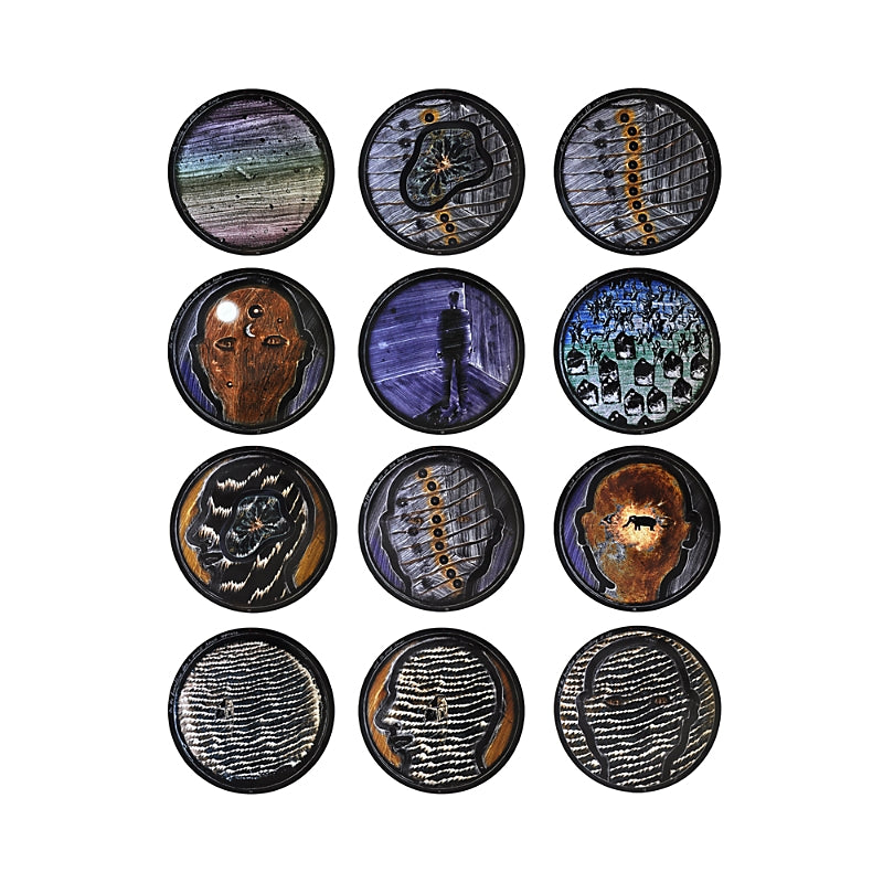 Bernardaud L'Art de la Table The Boundless Sea by David Lynch Coupe Plates, Set of 12