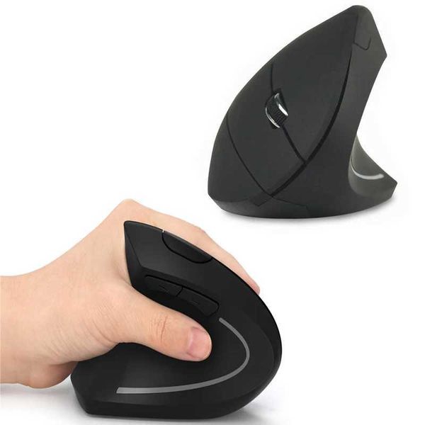Mice Right hand vertical ergonomic wireless mouse with Bluetooth dual-mode mouse PC rechargeable gaming mouse CL241230