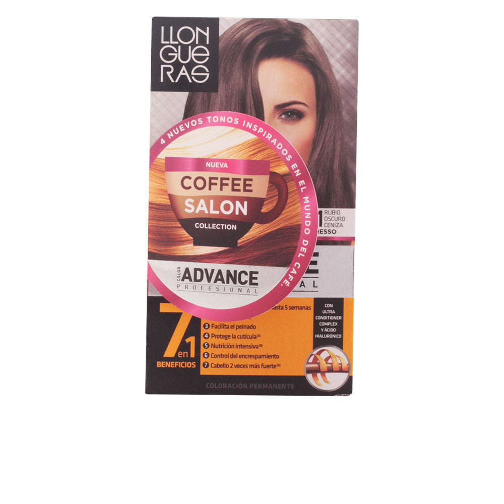 Llongueras Color Advance Coffee Salon Collection Hårfärg 6.1 Mörk Ash Blond